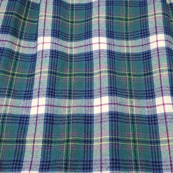 Pendleton Petite Kennedy Dress Tartan Plaid Skirt Size 10 - Picture 3 of 6